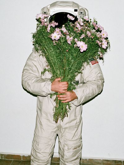 Astronaut Bouquet Photography Poster.