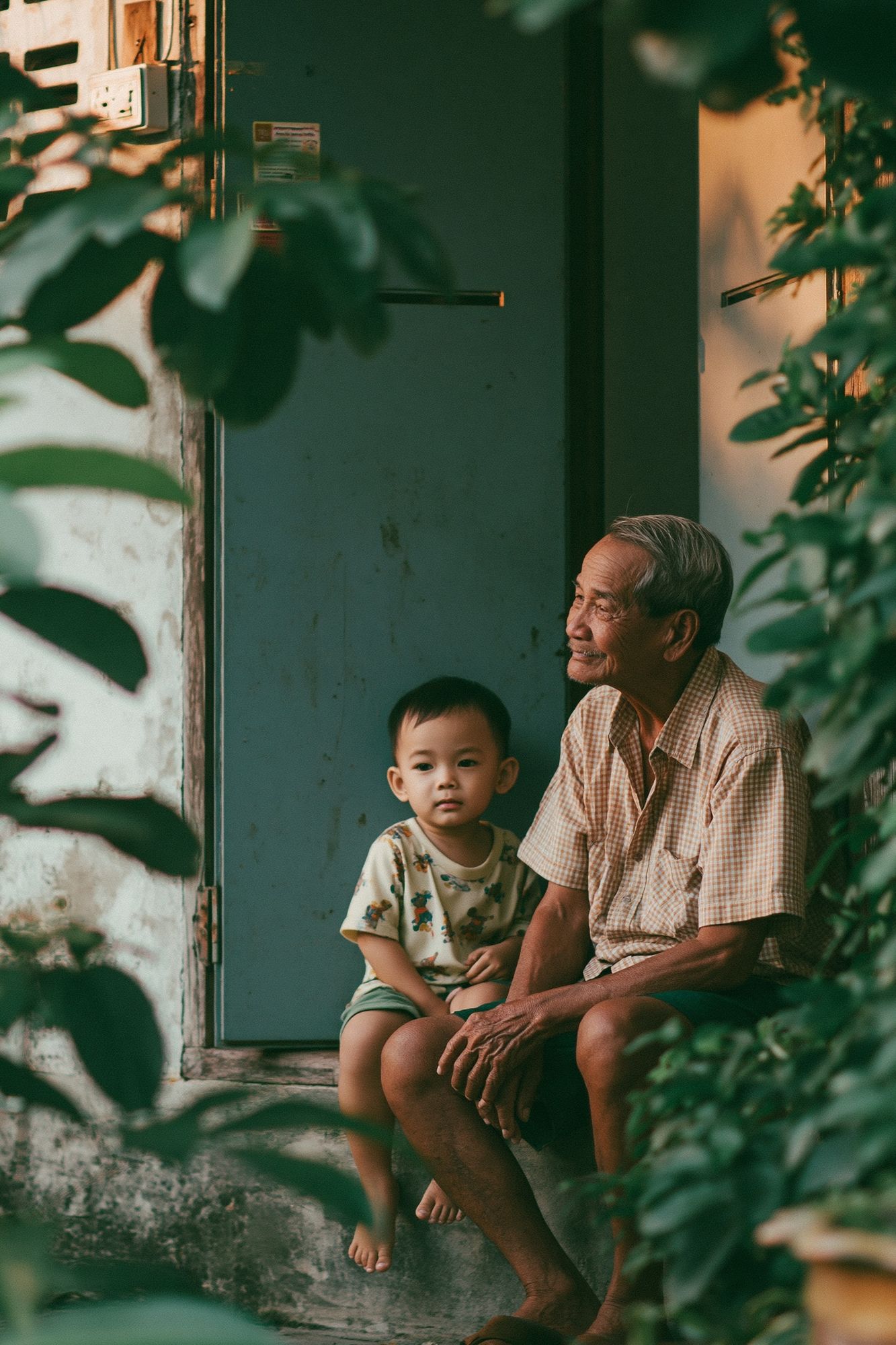 Quiet Family Moment Photography Poster. poster detail