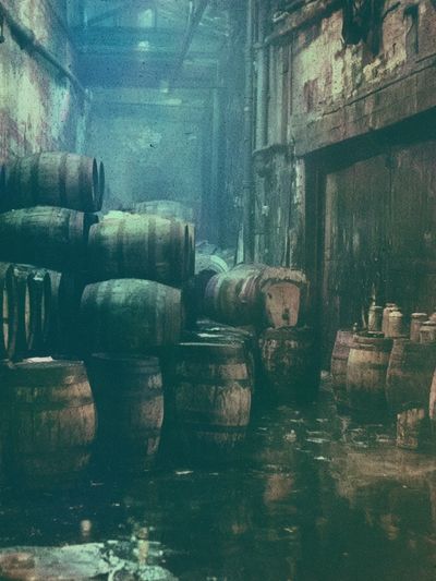Moody Barrel Alley Photography Poster.