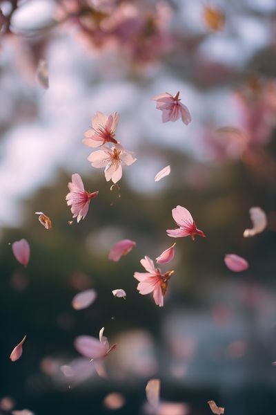 Cherry Blossom Drift Photography Poster. poster print
