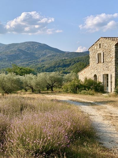 Tuscan Stone House Landscape Poster.