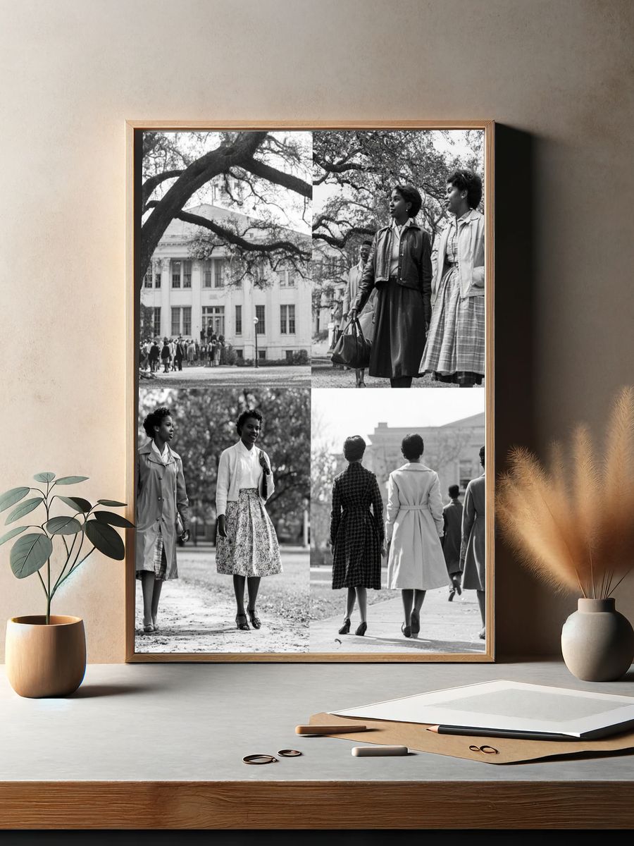 Historic Campus Fashion Photography Poster. — room view 2