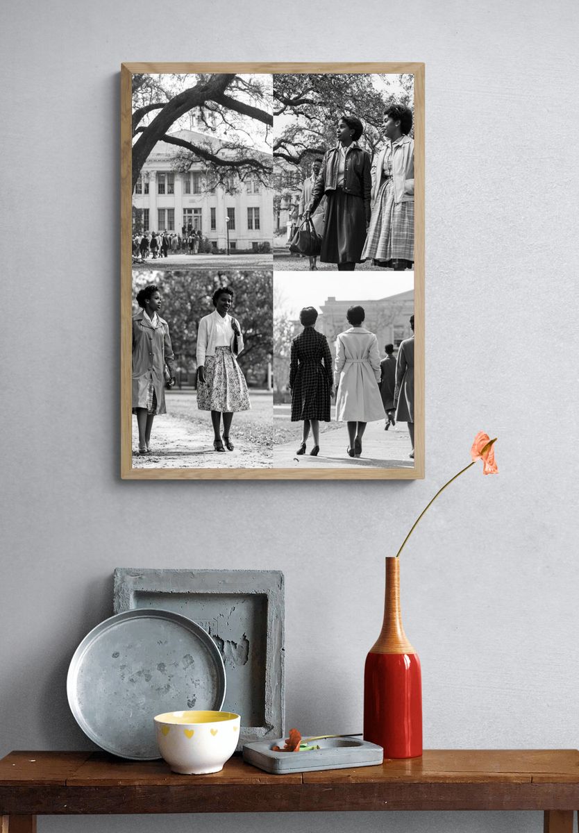 Historic Campus Fashion Photography Poster. — room view 3