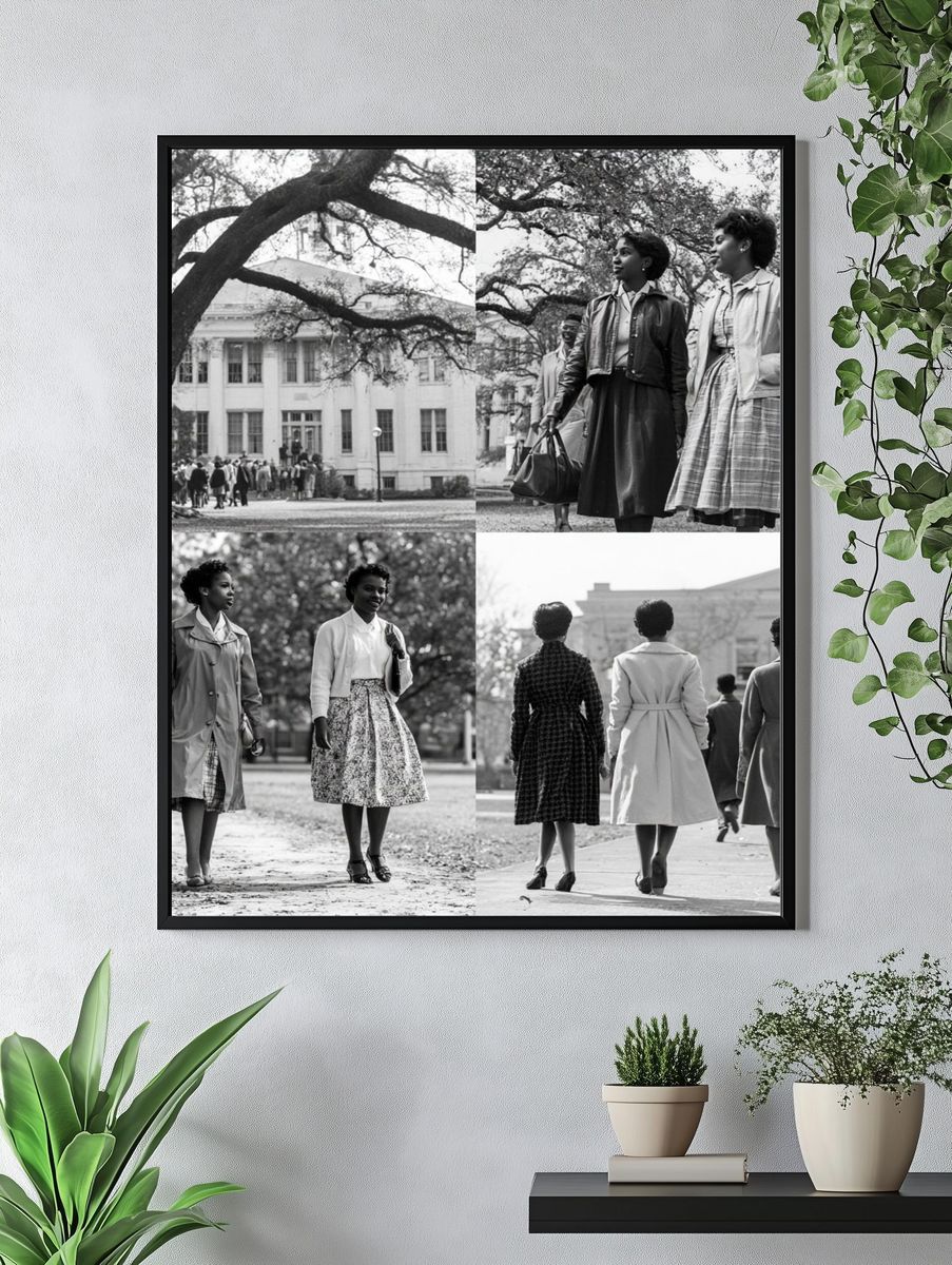 Historic Campus Fashion Photography Poster. — room view 4