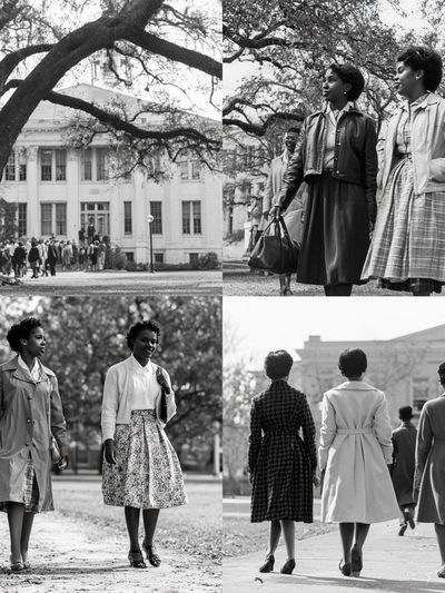 Historic Campus Fashion Photography Poster.