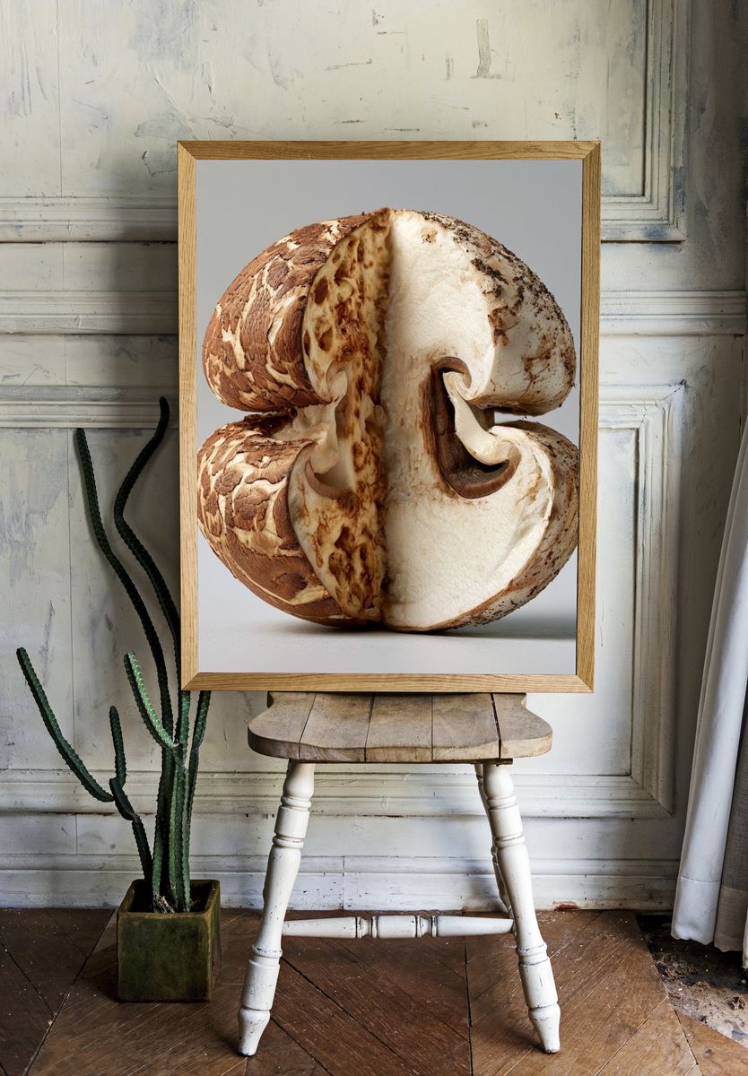 Mushroom Still Life Photography Poster. room preview