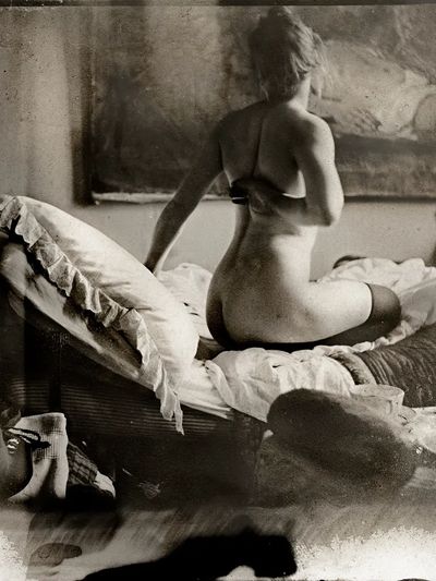 Nude photography of Marie Jordan (ca. 1889). poster