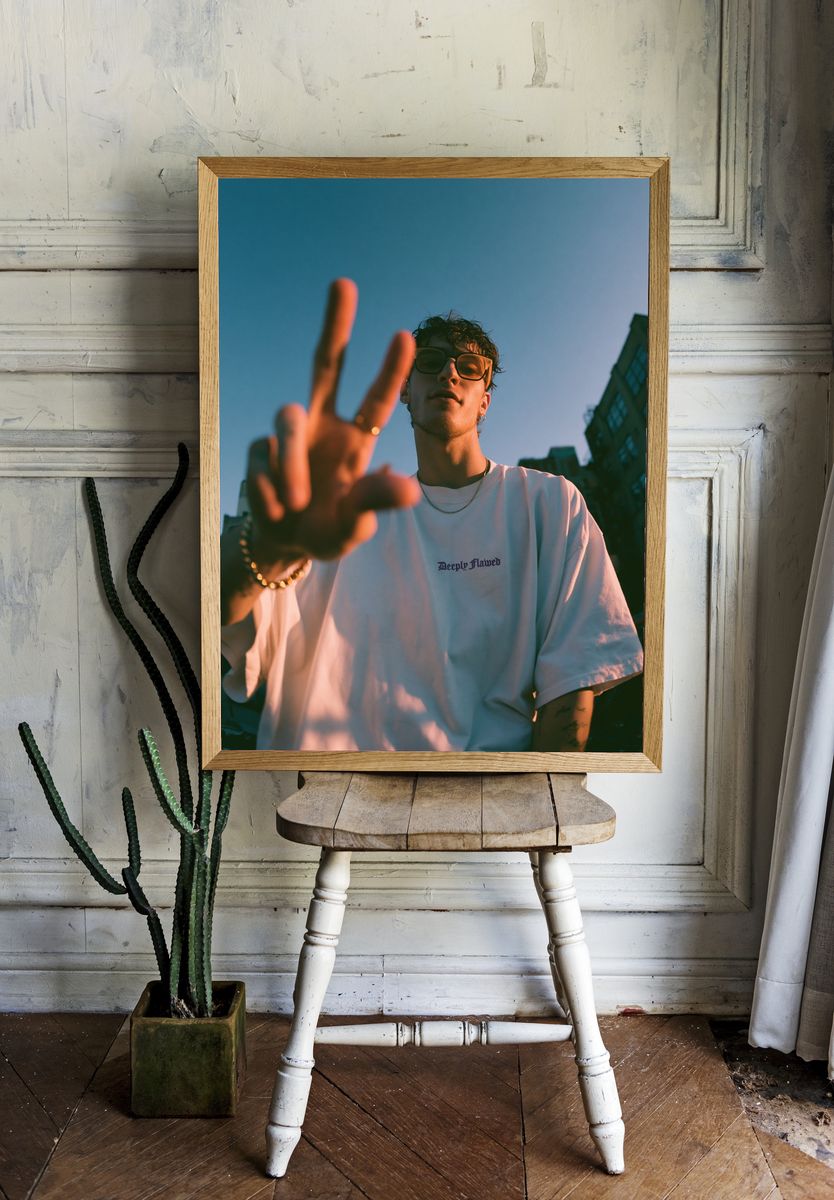 Urban Portrait Street Photography Poster. room preview