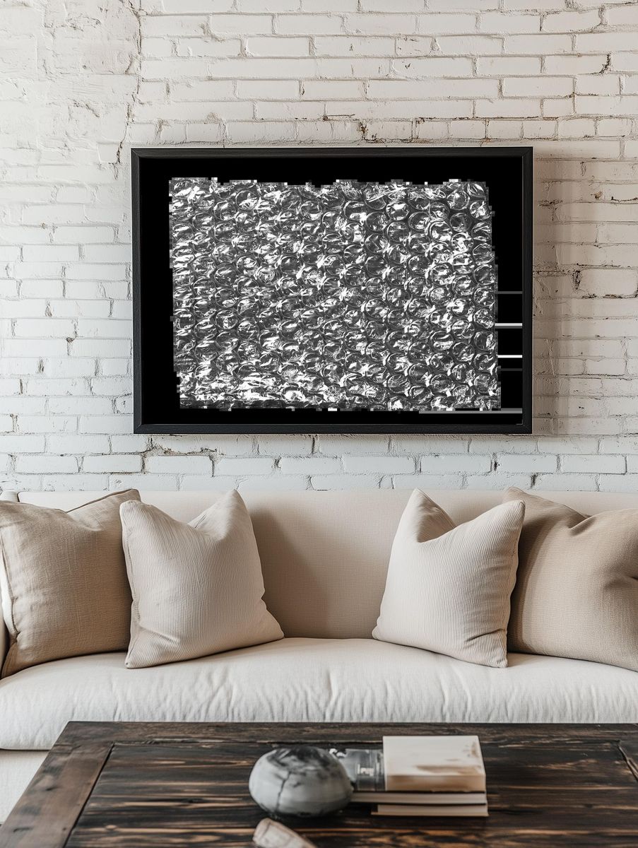 Ornate Leather Satchel Photography Poster. room preview