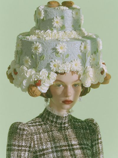 Cake Hat Portrait Photography Poster.