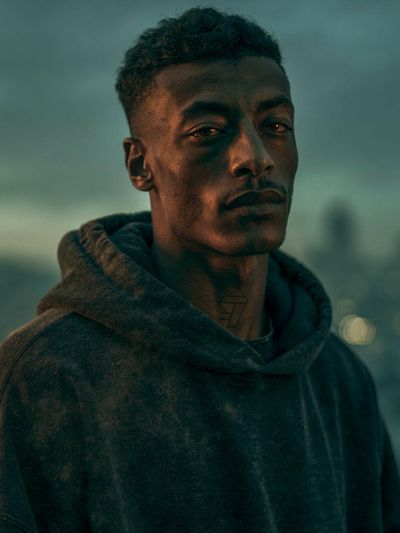 Moody Urban Portrait Poster. poster