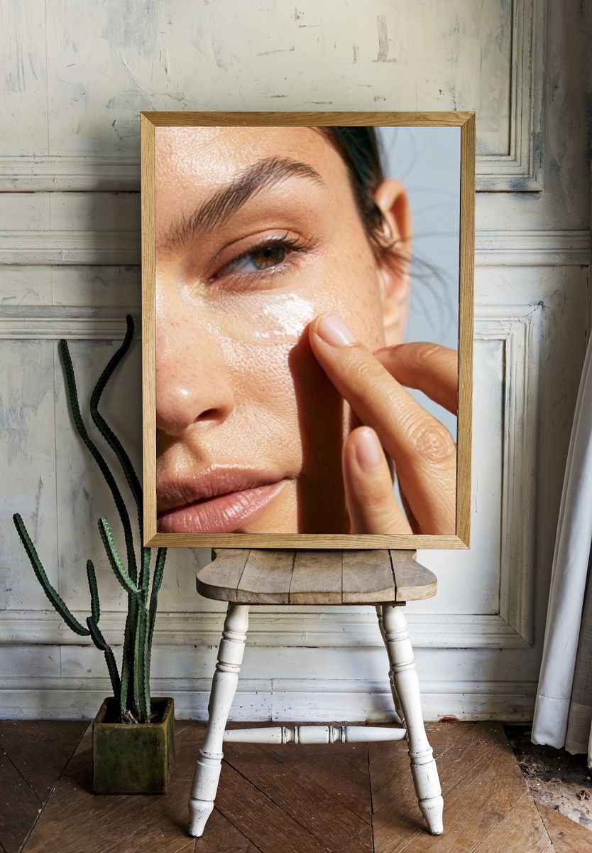 Skincare Close-Up Photography Poster. room preview