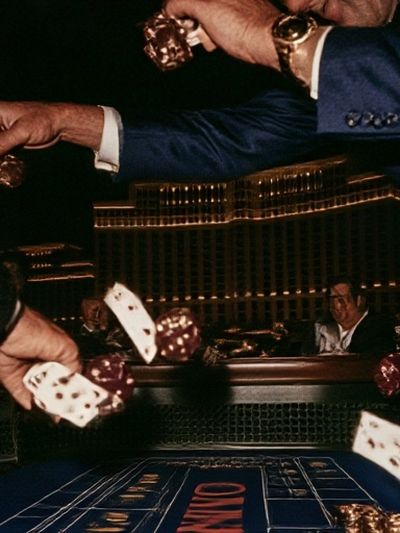 Casino Dice Roll Photography Poster. poster