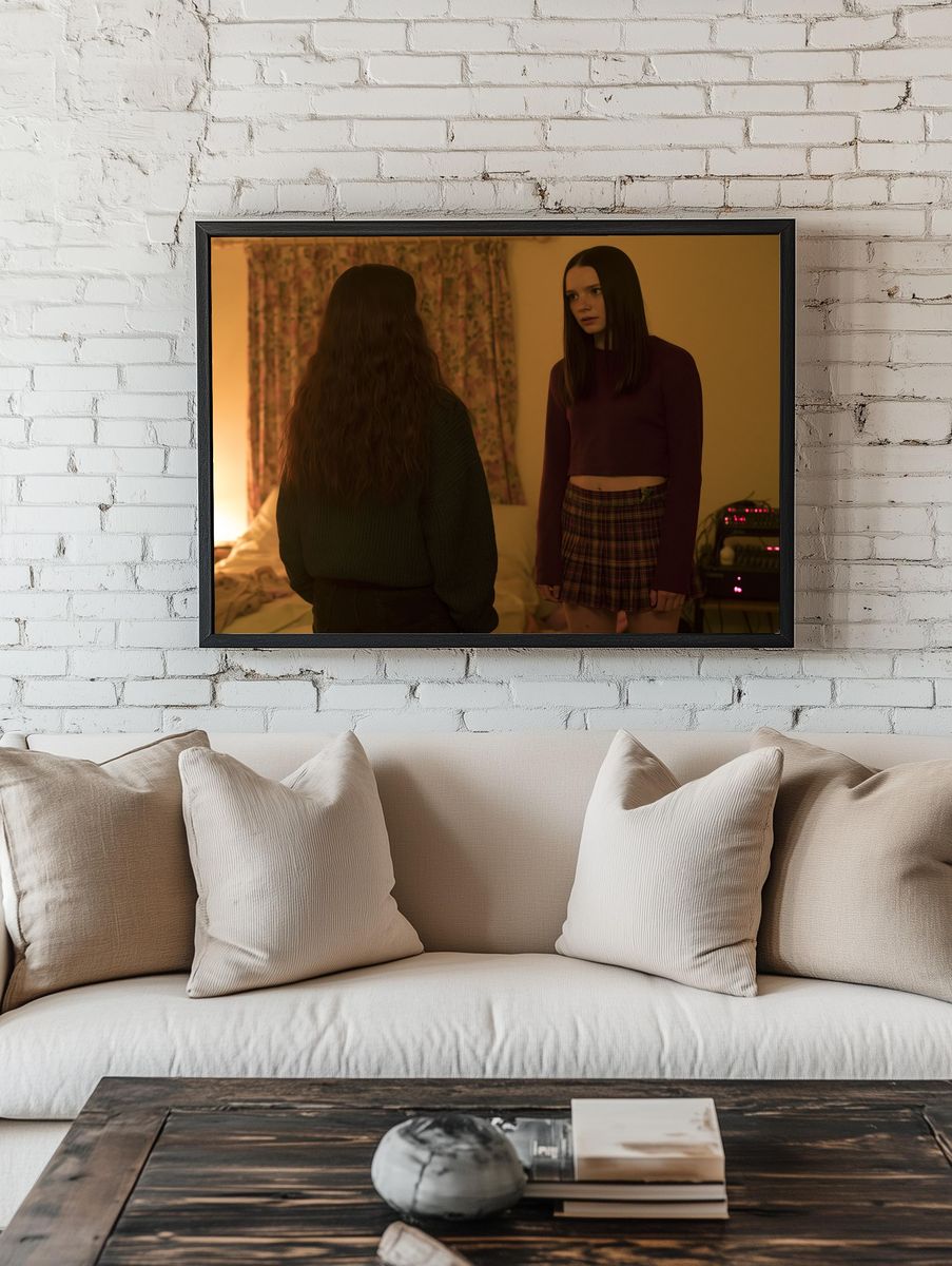 Moody Bedroom Standoff Poster. room preview