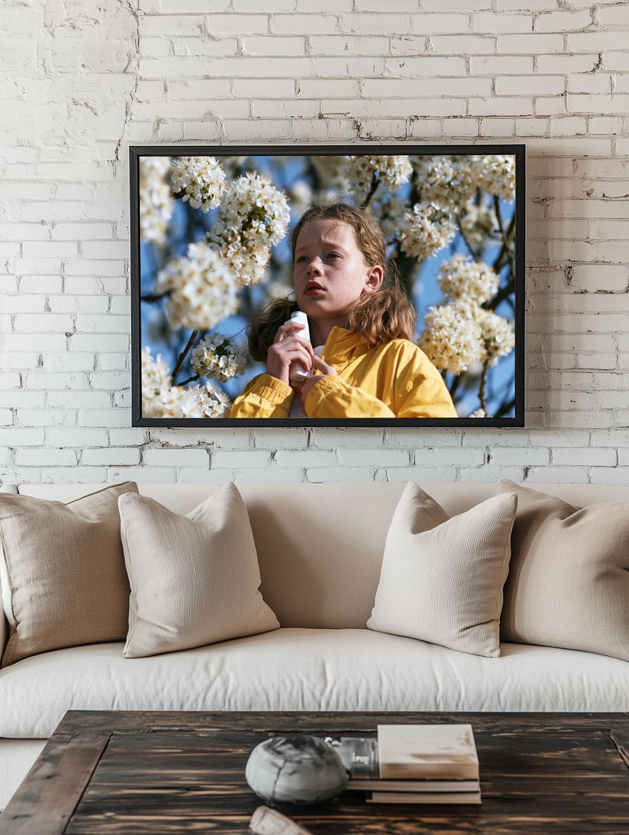 Blossom Girl Photography Poster. room preview