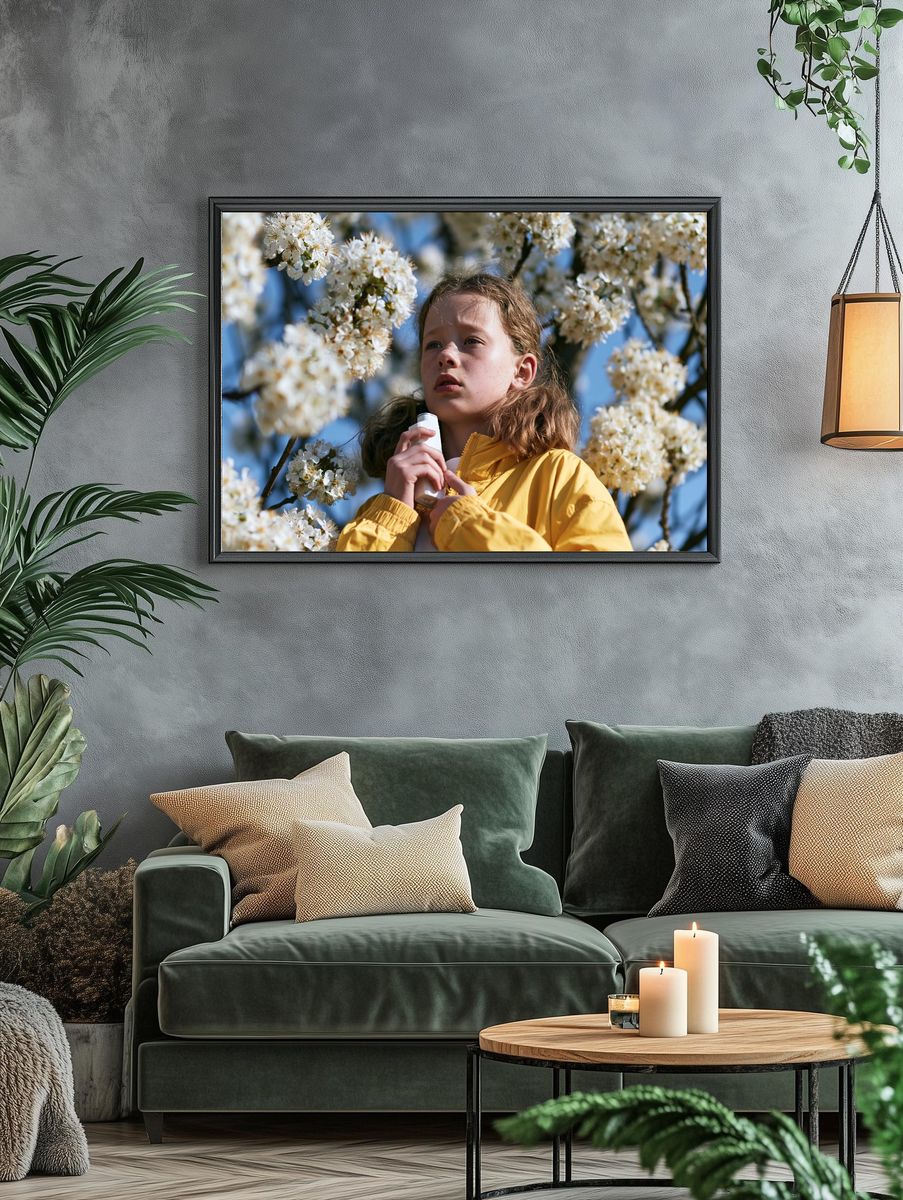 Blossom Girl Photography Poster. — room view 4