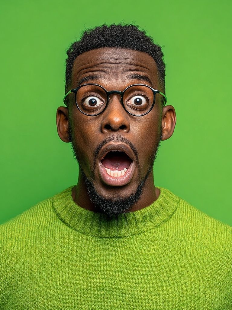 Surprised Man — Photography Print. poster — photography art