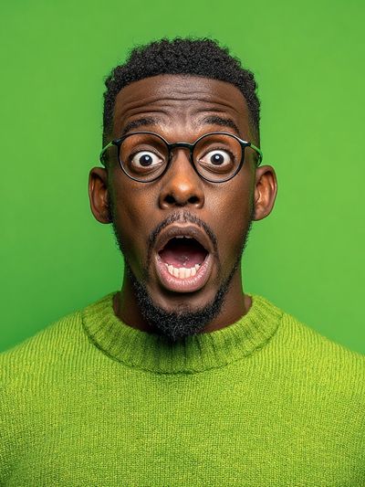 Surprised Man — Photography Print. poster