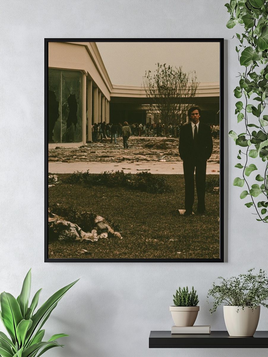 Cinematic Ruins Photography Poster. — room view 4