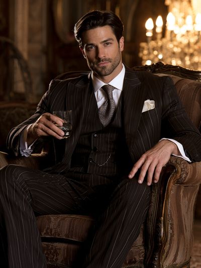 Luxury Gentleman Portrait Photography Poster. poster