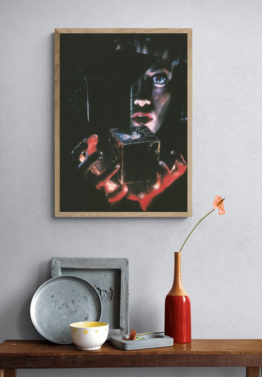 Dark Surreal Portrait Print. — room view 3