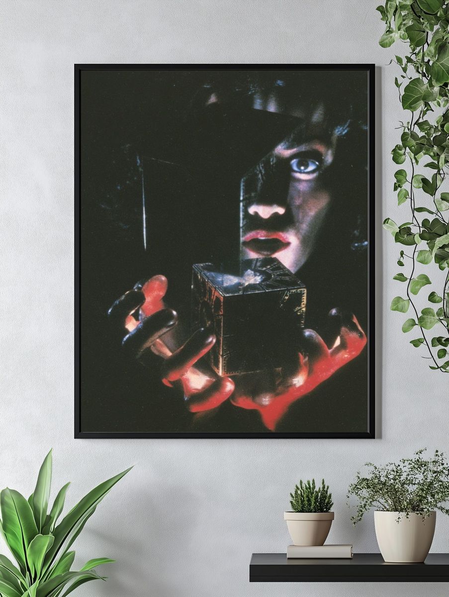 Dark Surreal Portrait Print. — room view 4