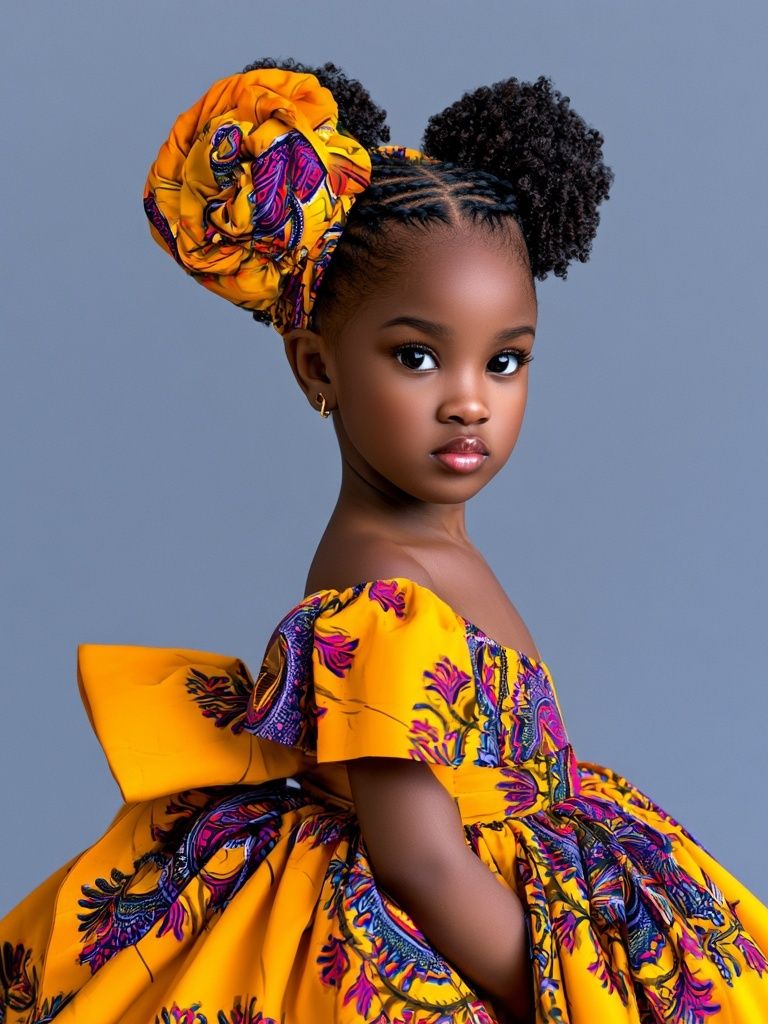 African Child Portrait Photography Poster. poster detail