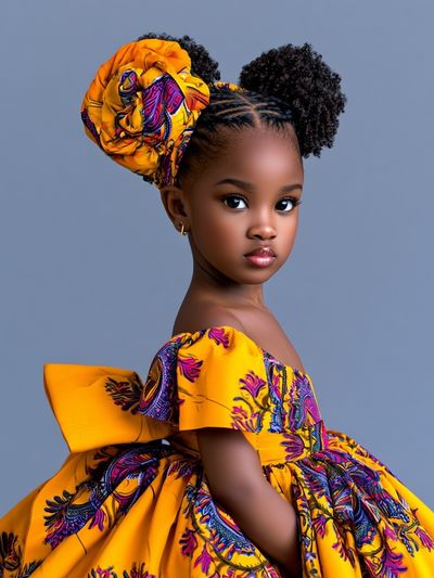 African Child Portrait Photography Poster.