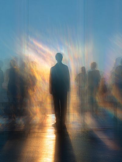Dreamlike Silhouettes Photography Poster. poster print