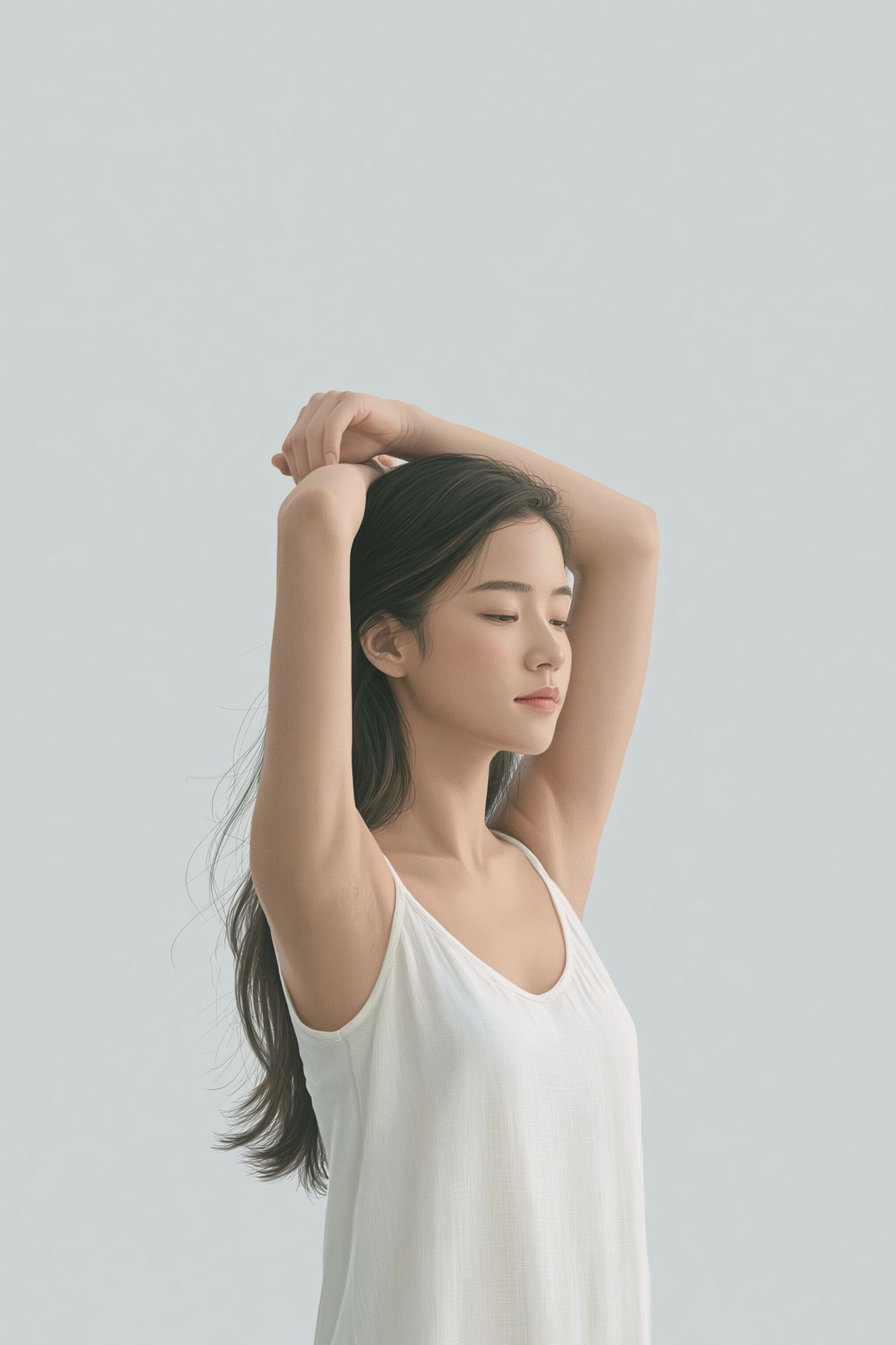 Serene Portrait Photography Poster. poster — photography art