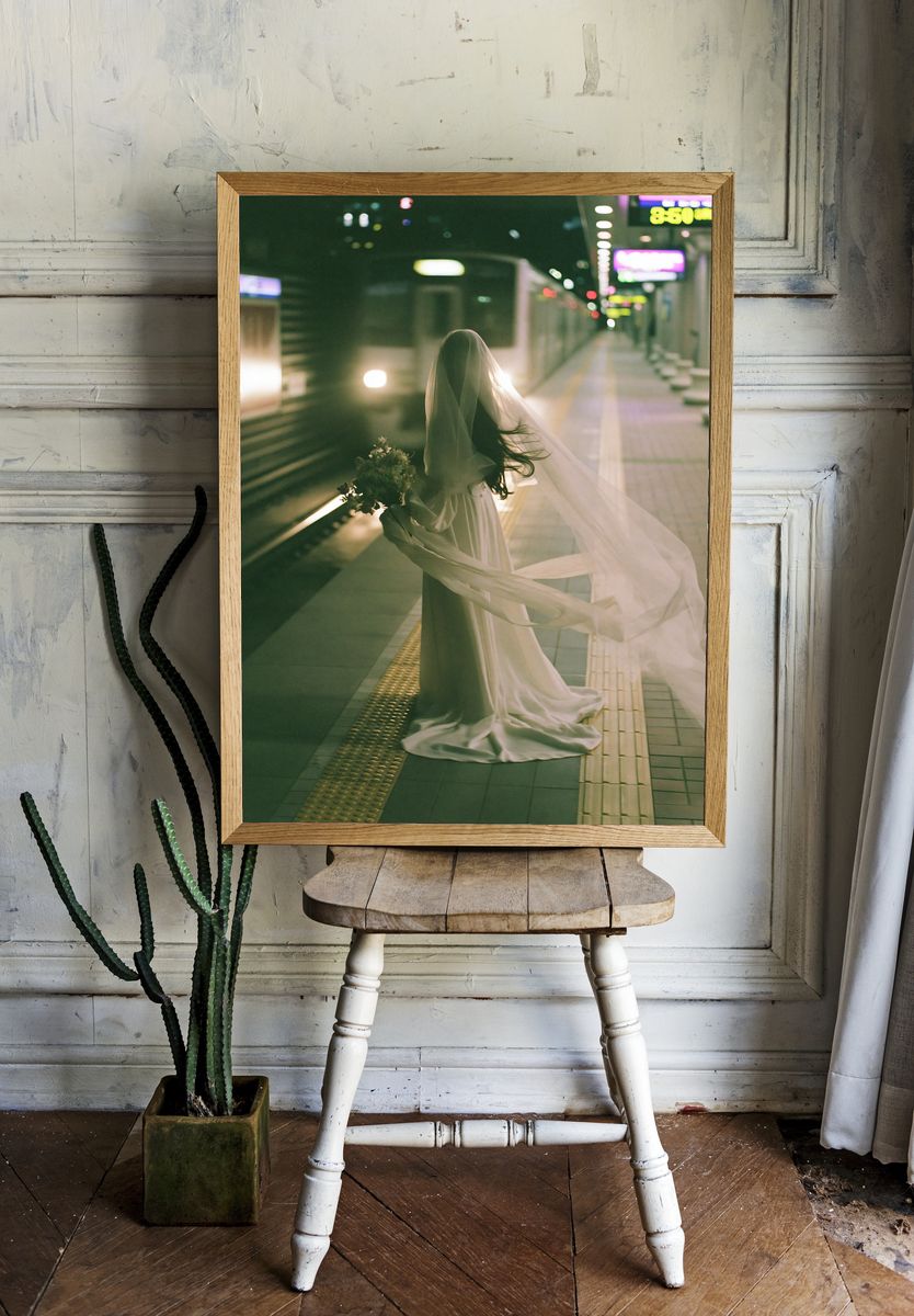 Veiled Bride Station Poster. room preview