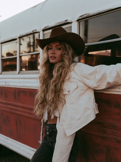 Cowgirl Portrait Photography Poster. poster