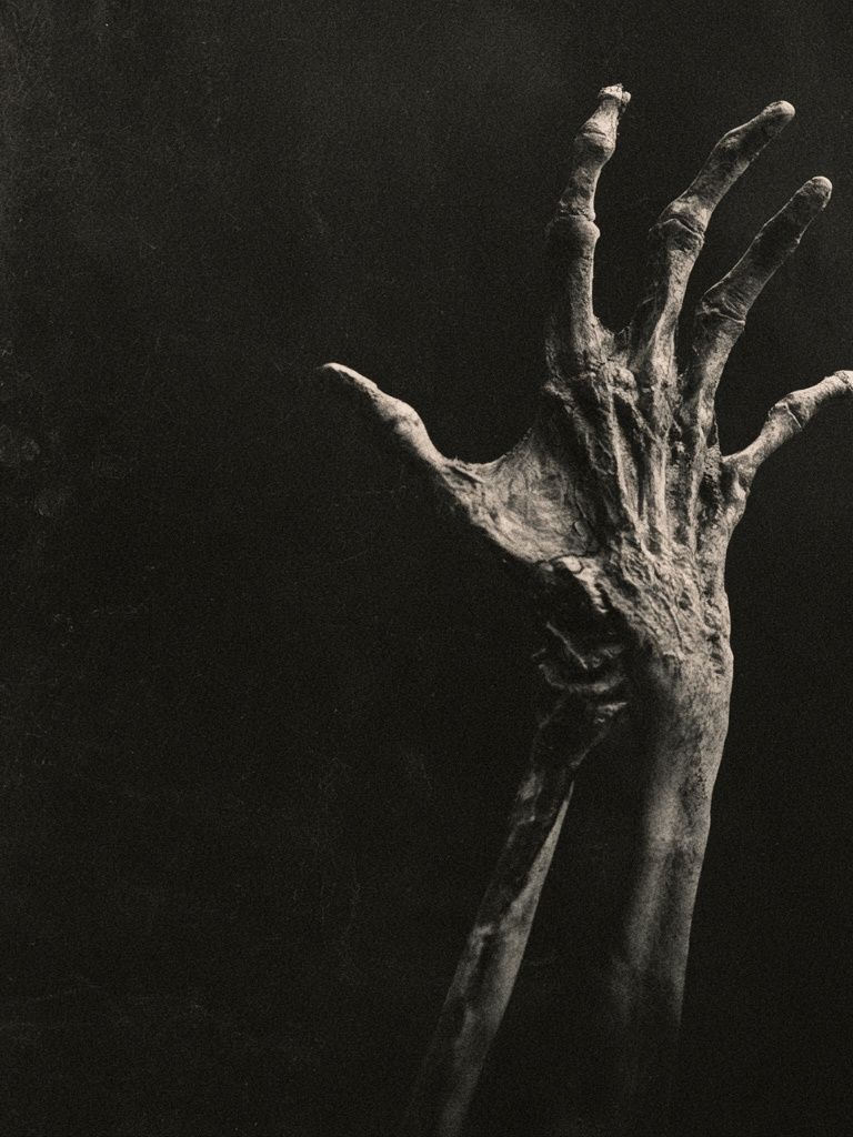 Eerie Hand in Darkness Photography Poster. poster — photography art