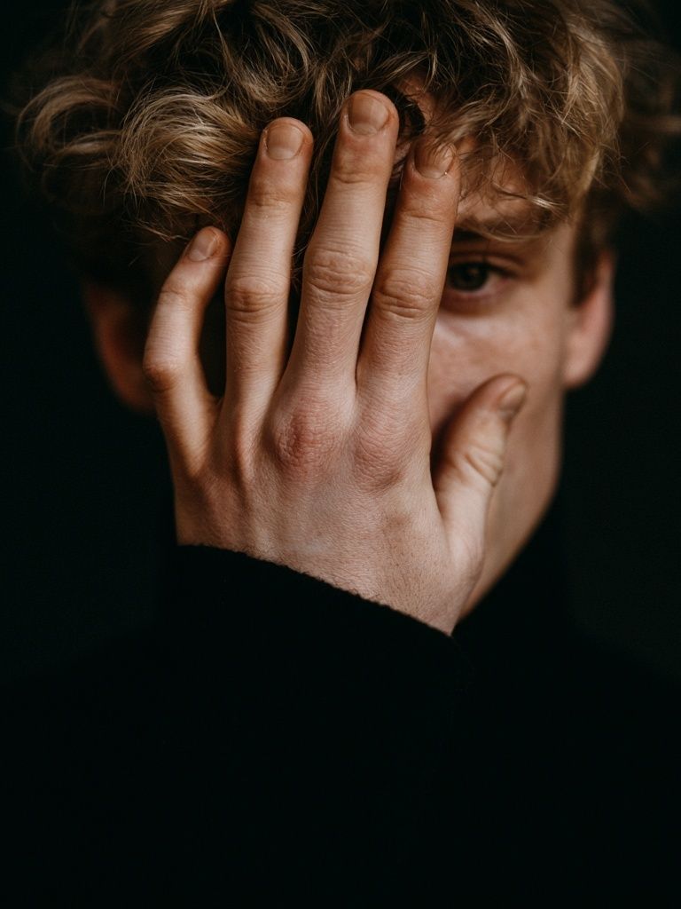 Hidden Face Portrait Poster. poster detail