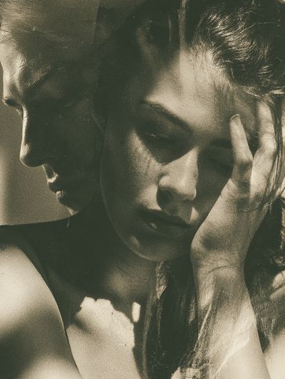 Moody Portrait Photography Poster.