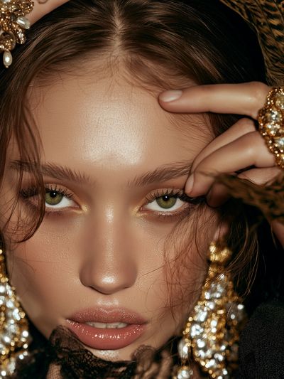 Glamorous Portrait Photography Poster.