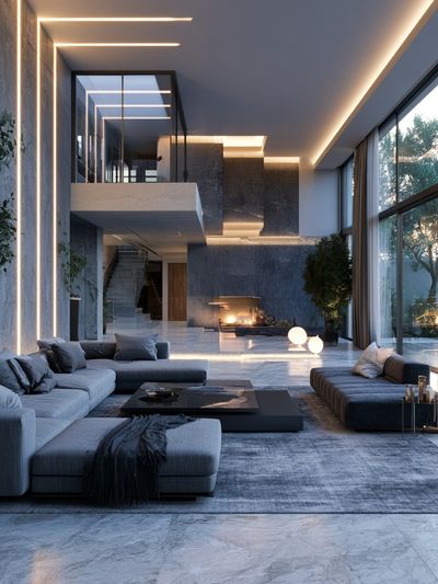 Modern Luxury Interior Photography Poster. poster print