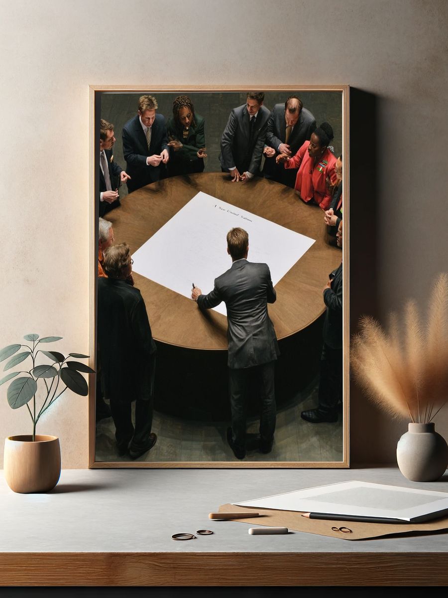 Roundtable Meeting Photography Poster. — room view 2