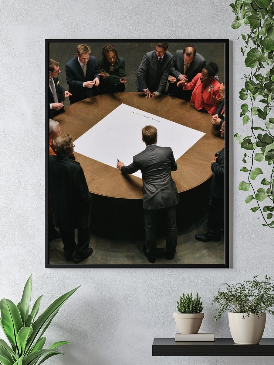 Roundtable Meeting Photography Poster. — room view 4