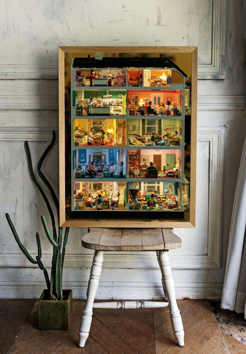 Miniature Dollhouse Interior Photography Poster. — room view 1