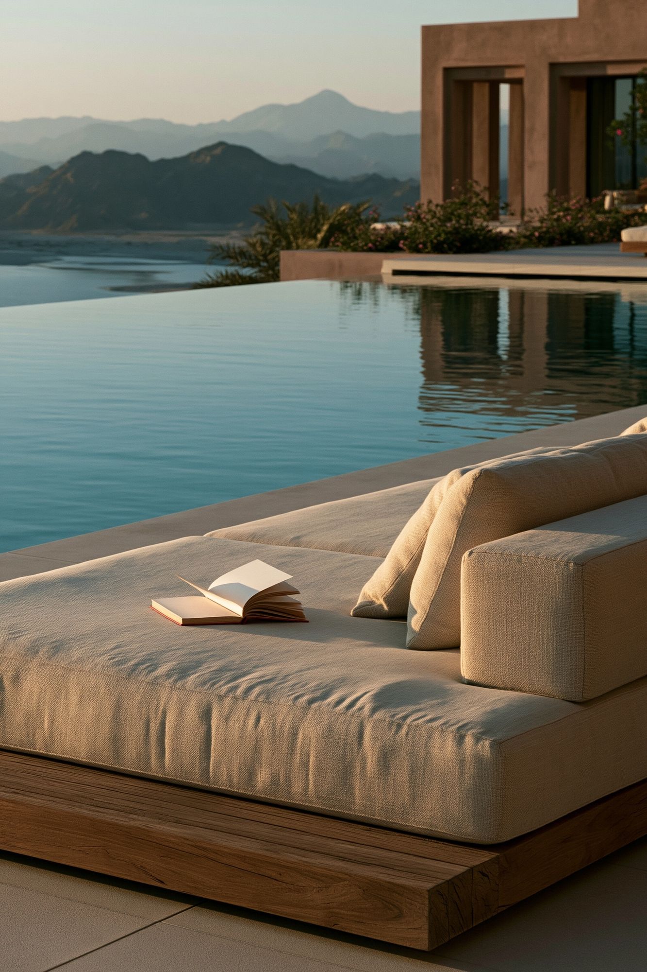 Infinity Pool Mountain View Photography Poster. poster — photography art