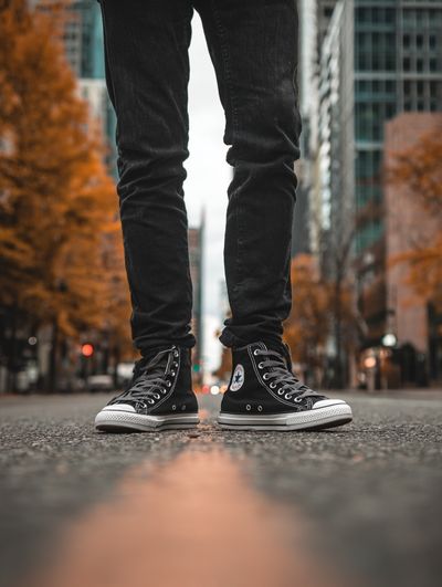 Urban Sneakers Street Photography Poster. poster print