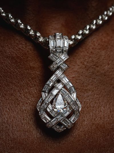 Diamond Pendant Luxury Photography Poster. poster print