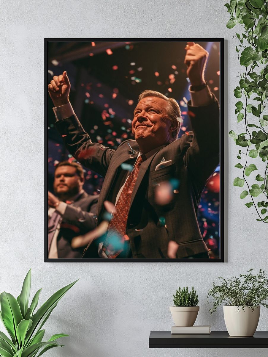 Celebration Confetti Photography Poster. — room view 4