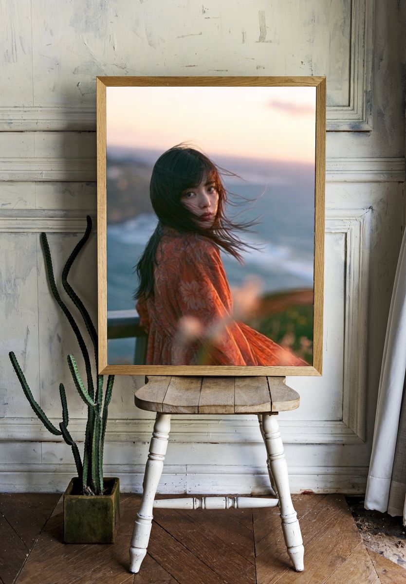 Coastal Portrait Photography Poster. — room view 1