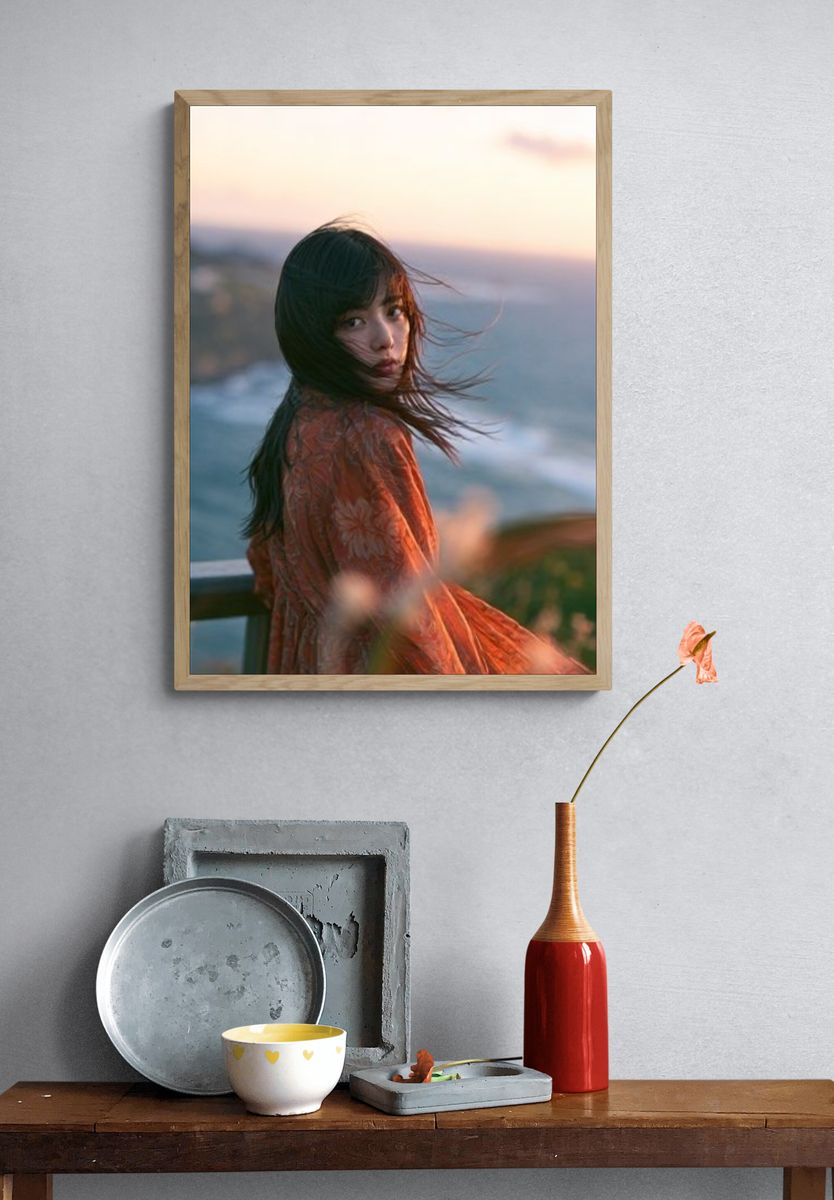 Coastal Portrait Photography Poster. — room view 3