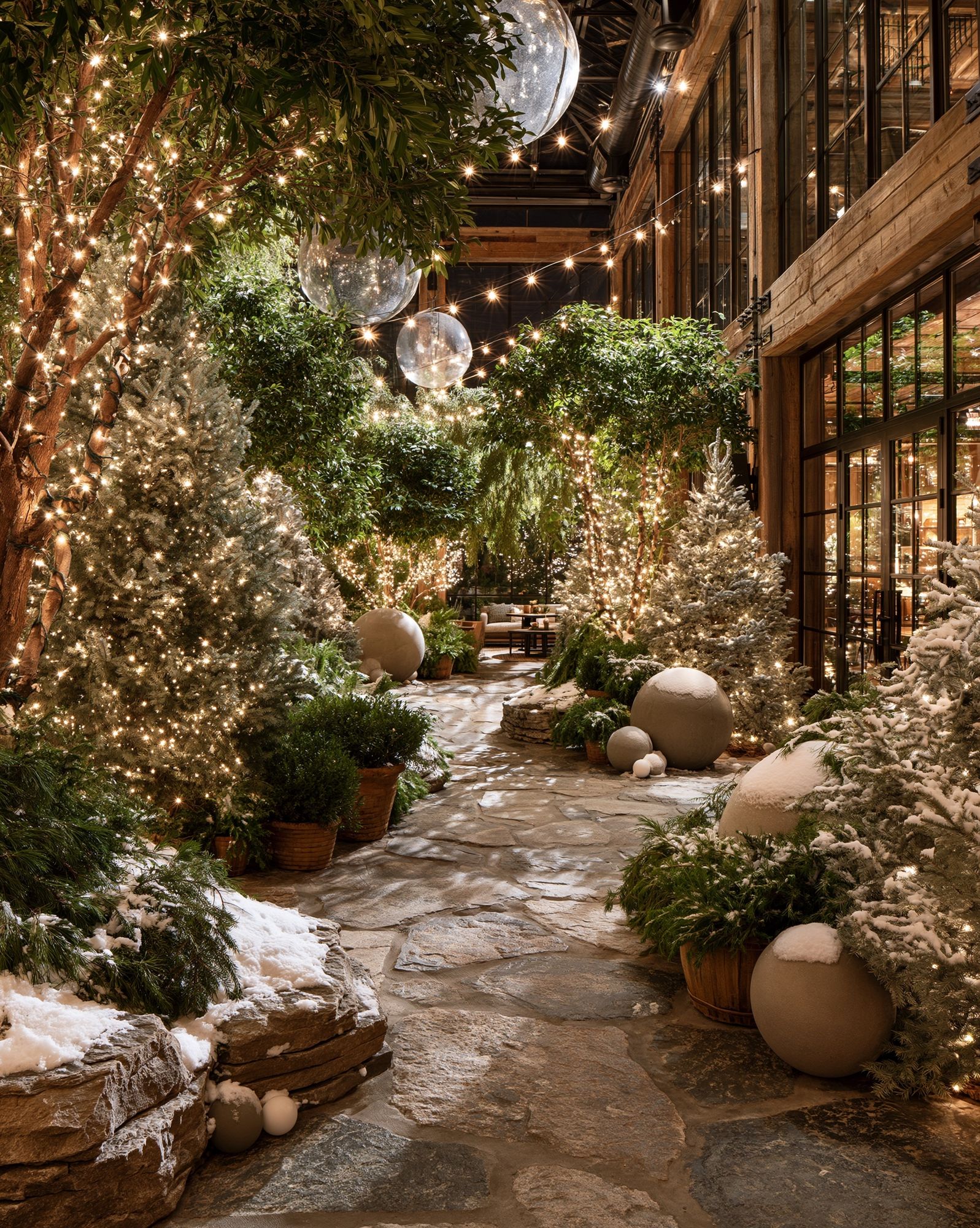 Winter Garden Interior Photography Poster. poster — photography art