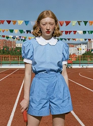 Girl on Track Photography Poster. poster — photography art