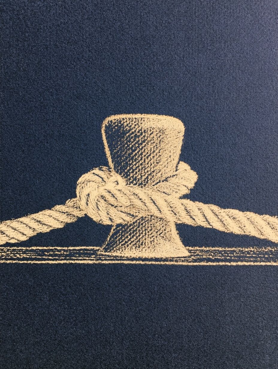 Nautical Rope Knot Photography Poster. poster — photography art