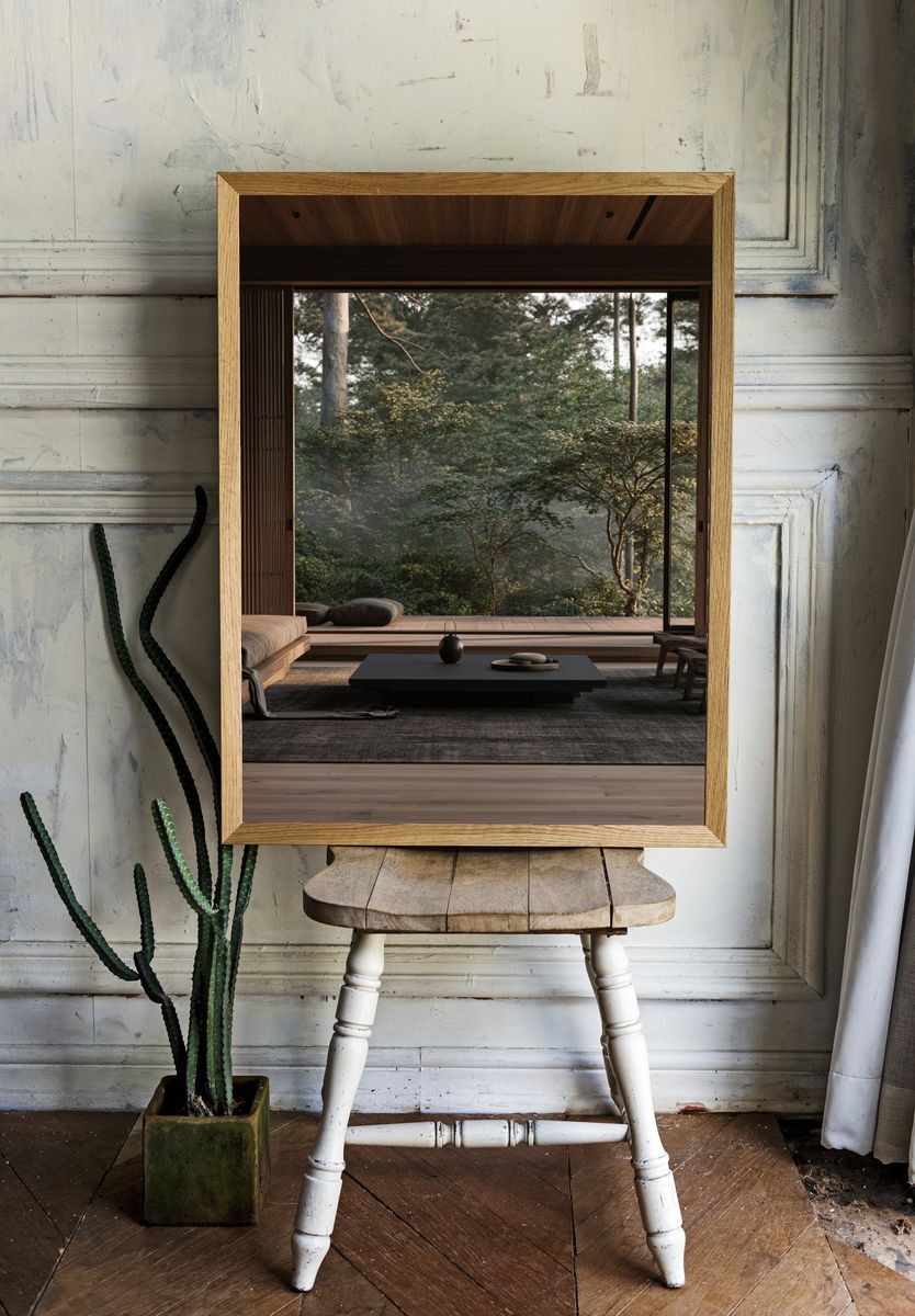 Zen Forest Interior Print. — room view 1